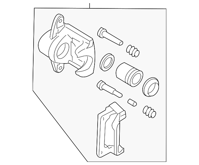 Гальмівний супорт 26692AE0418A SUBARU