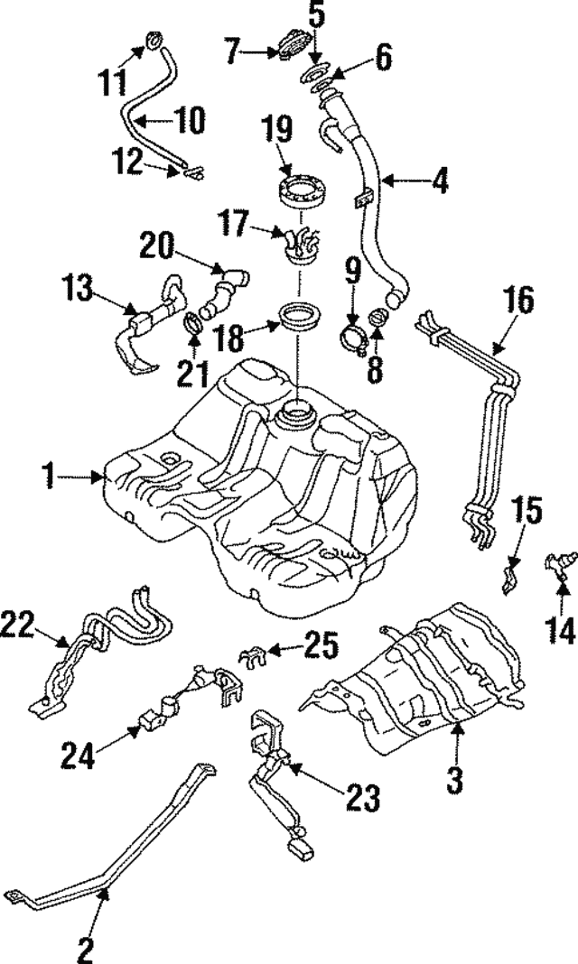 Паливний насос 42021PA000 SUBARU