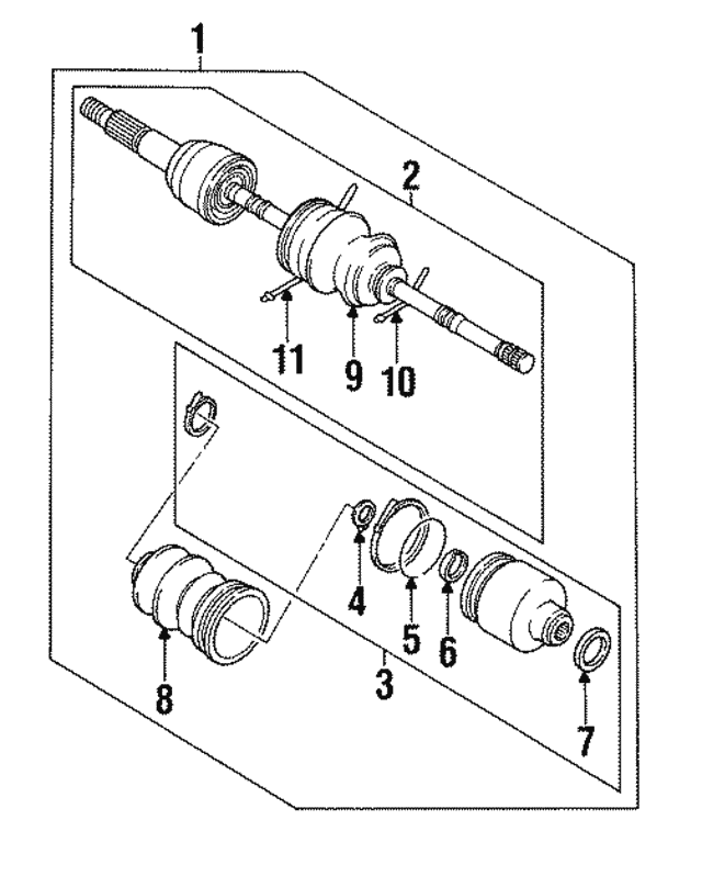 Пыльник шруса 723222043 SUBARU