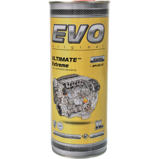 Олива двигуна 1l evo ultimate extreme 5w-50 EVOULTIMATEEXTREME5W501L EVO