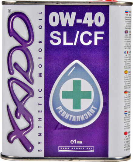 0w-40 sl/cf     ж/б  1 л XA20102 XADO