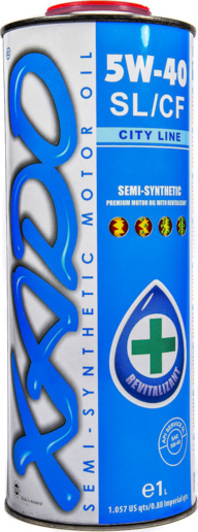 5w-40 sl/cf city line      ж/б  1 л круглая XA24108 XADO