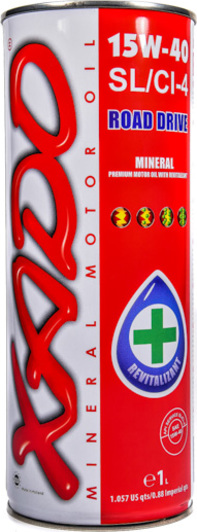 15w-40 sl/ci-4 ж/б 1 л круглая XA25113 XADO