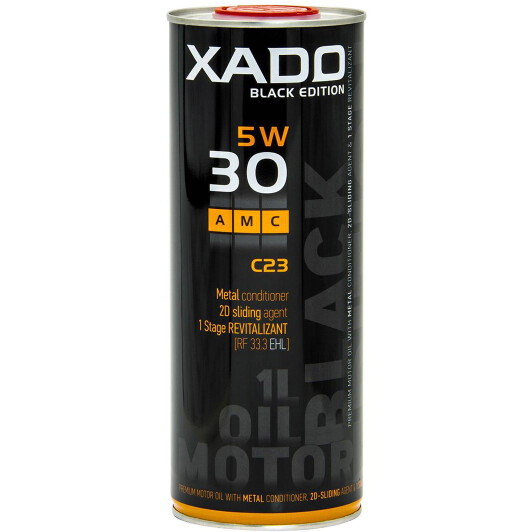 5w-30 c23 амс black edition    ж/б  1 л XA25173 XADO