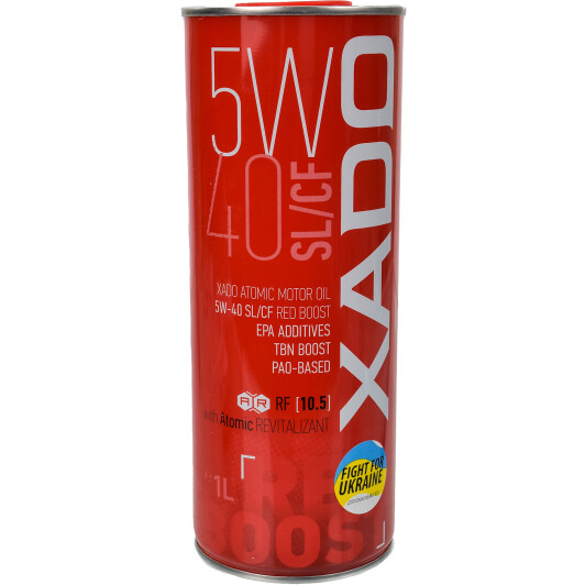 5w-40 sl/cf red boost ж/б 1 л XA26106 XADO