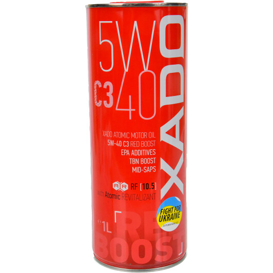 5w-40 c3  red boost          ж/б 1 л XA26122 XADO