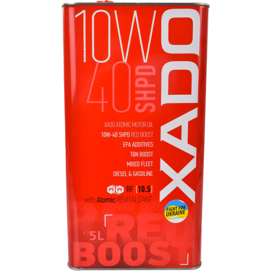 10w-40 shpd red boost ж/б 5 л XA26349 XADO