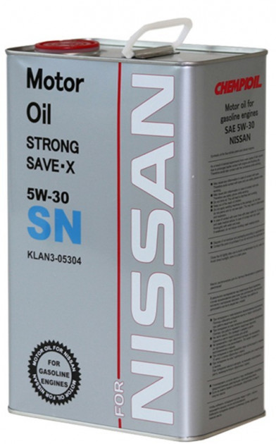 Олива моторна nissan strong save x 5w30 sn 4л KLAN505304 NISSAN