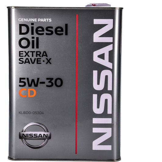 Олива моторна nissan diesel extra save-x 5w-30 cd 4 л KLBD005304 NISSAN