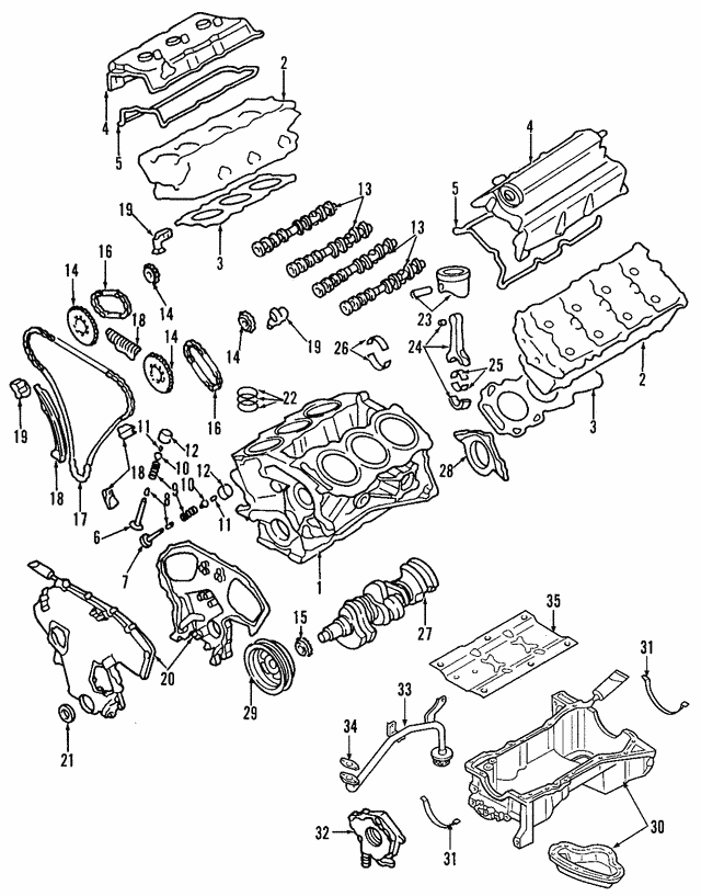 Успокоитель цепи грм 130857Y010 NISSAN