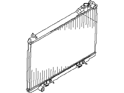Радиатор охлаждения двигателя 21460CM80B NISSAN