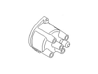 Кришка розподільника запалювання 2216278A10 NISSAN