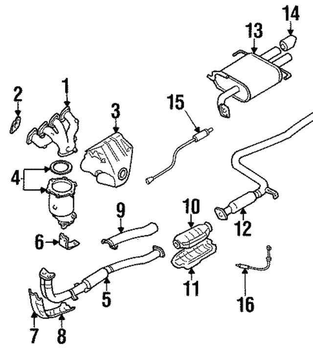 Кисневий датчик 226A040U62 NISSAN