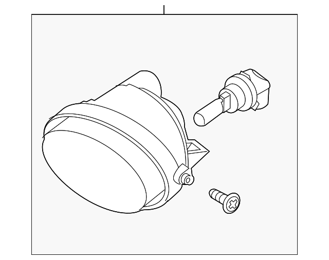 Фара противотуманная в сборе 26155EA525 NISSAN