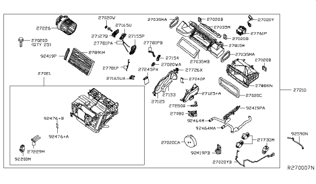Фільтр, повітря у салоні 278913DF0A NISSAN