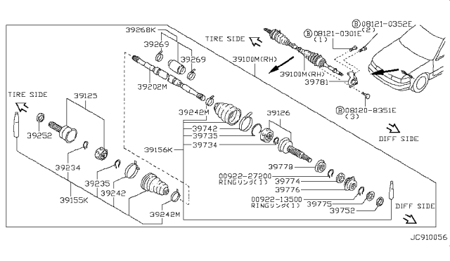  3920260Y50 NISSAN