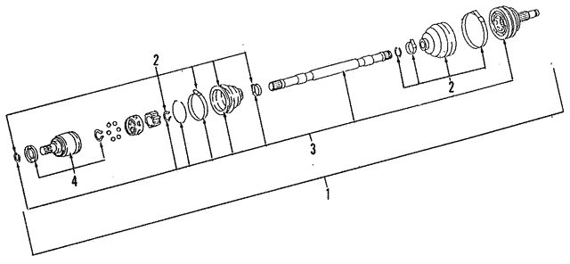 Комплект пилозахисний, приводний вал 3924116R25 NISSAN