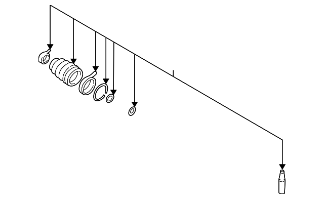 Пыльник шруса 397418J025 NISSAN