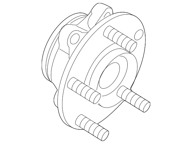 Комплект колісних підшипників 40202JA010 NISSAN