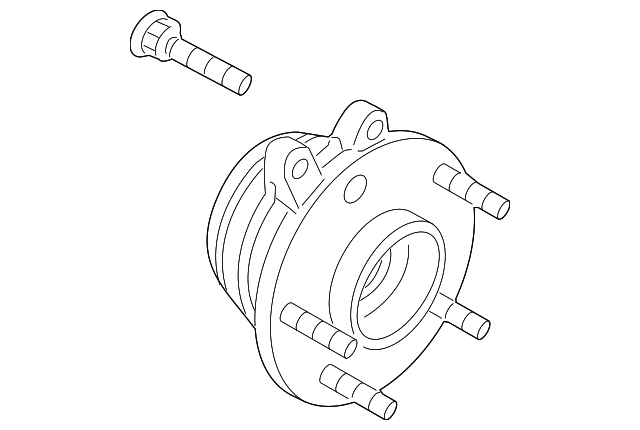 Комплект колісних підшипників 40202JP11A NISSAN