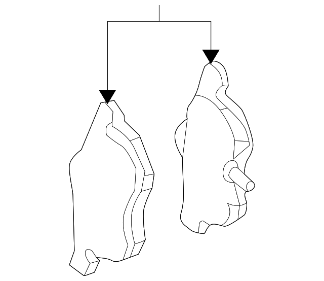 Колодки дискового тормоза 41060VK190 NISSAN