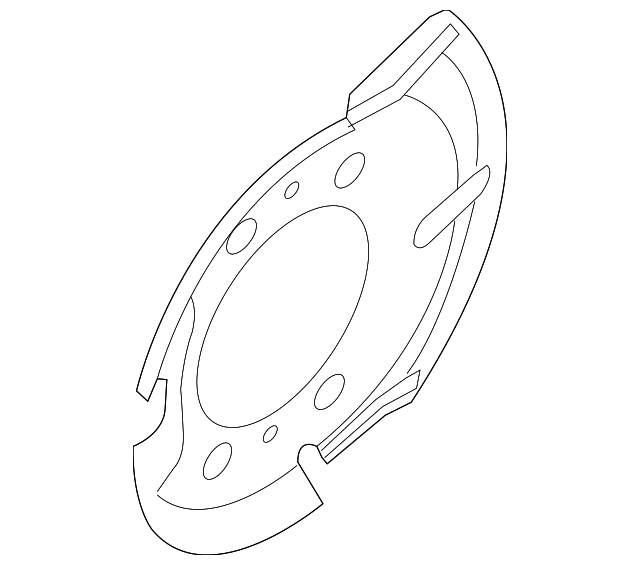 Відбивач, гальмівний диск 41161JD01A NISSAN