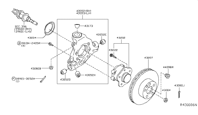 430193JA0B NISSAN