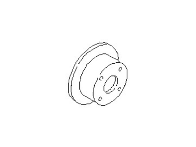 Гальмівний диск 43206R4800 NISSAN