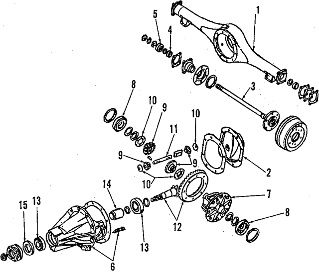 Комплект колісних підшипників 43215P0100 NISSAN