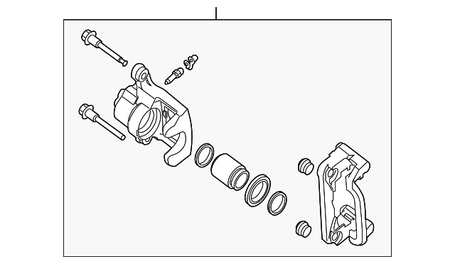 Гальмівний супорт 44001EM11A NISSAN