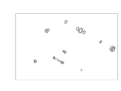 Ремонтний комплект, гальмівний супорт 441203Y525 NISSAN