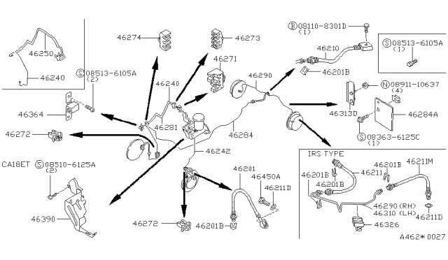 Верхня опора, стійка амортизатора 4621001F05 NISSAN