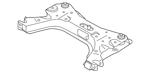 Опора, балка осі 54400EW00B NISSAN