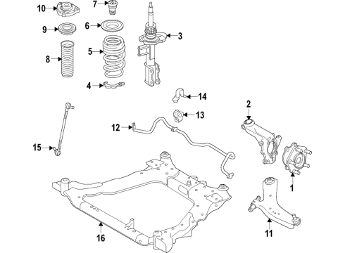 Рычаг передний нижний 545004CA2A NISSAN