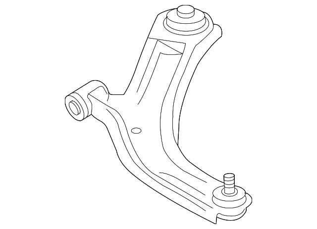 Рычаг передний нижний 54500EL00D NISSAN