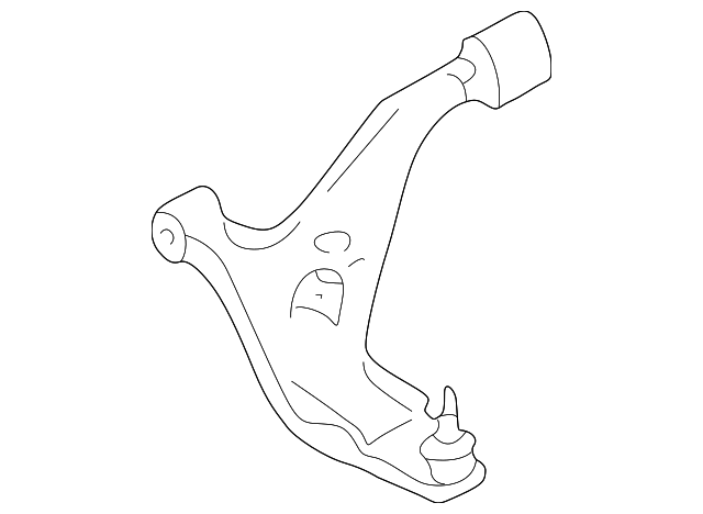 Опора, важіль підвіски 545019E000 NISSAN