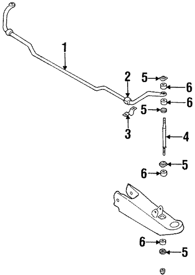 Тяга/стійка, стабілізатор 5461801G0A NISSAN