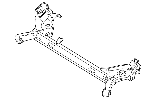 Опора, балка моста 55501ET000 NISSAN