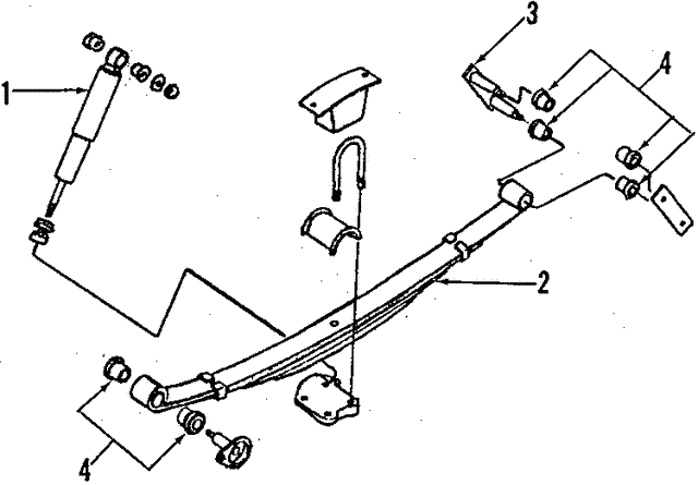 Амортизатор 56210S4326 NISSAN