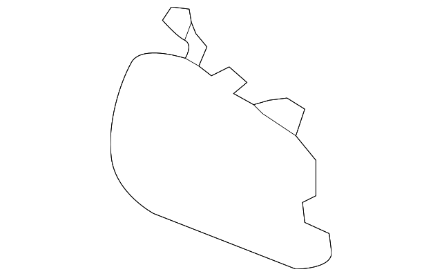 Заглушка бампера переднего 622A05HK0H NISSAN