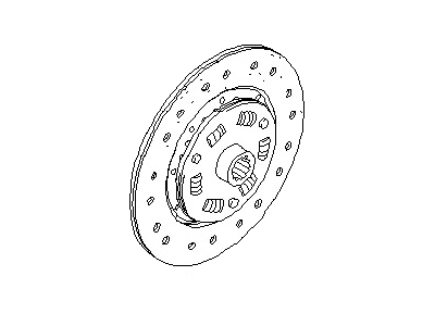 Диск зчеплення C010M24086 NISSAN