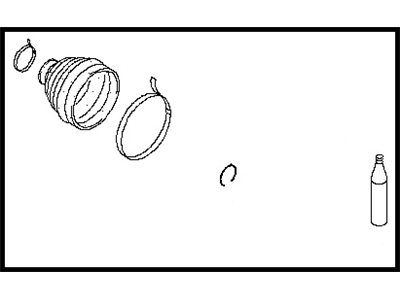 Пильовик шруса C9BDA4GB0H NISSAN