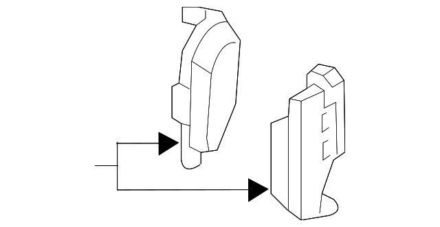 Комплект гальмівних накладок, дискове гальмо D40605SA0A NISSAN