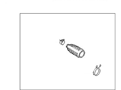 Комплект гофрованих кожухів, механізм рульового... D8204CF40A NISSAN