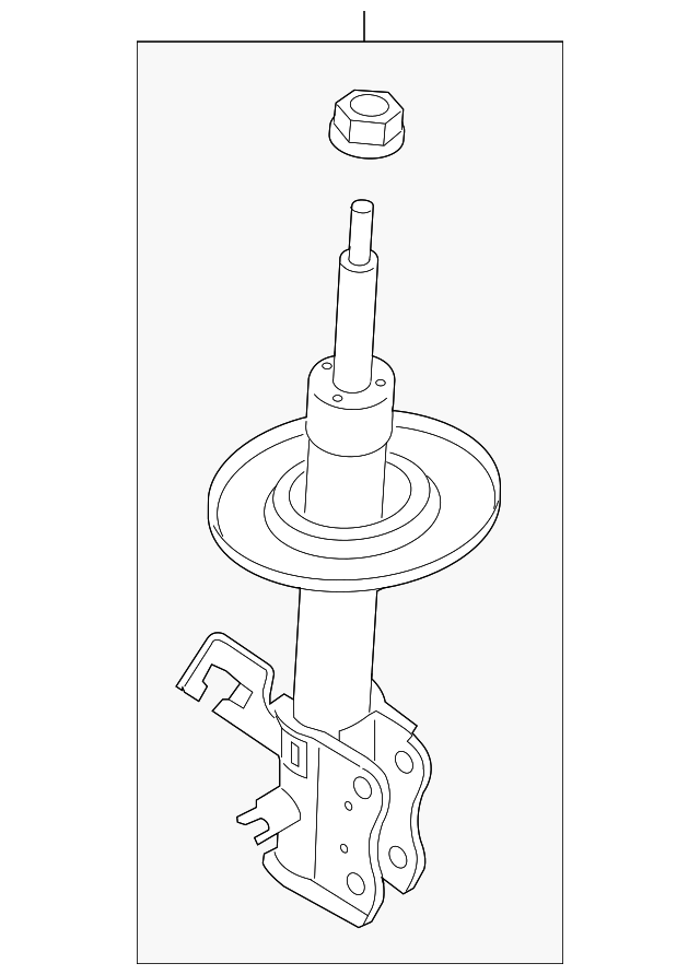 Амортизатор E43021KC2B NISSAN