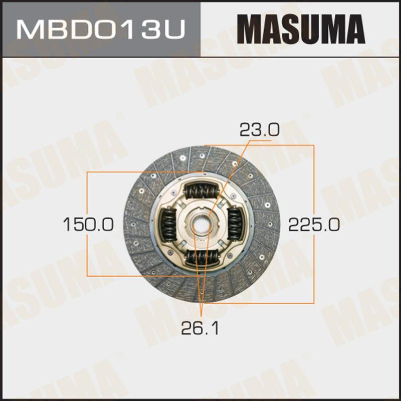 Комплект зчеплення MBD013U MASUMA