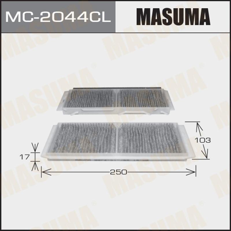 Комплект фільтрів, повітря салону MC2044CL MASUMA