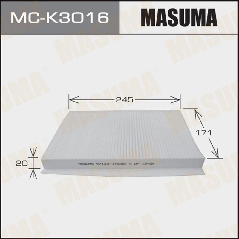 Фільтр салону ac9402 kia/ ceed/ v1400 v1600 v2000 06- mc-k3016 masuma MCK3016 MASUMA