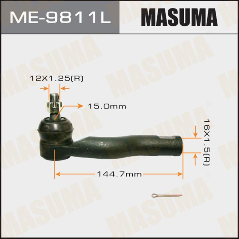 Наконечник рульової тяги ME9811L MASUMA