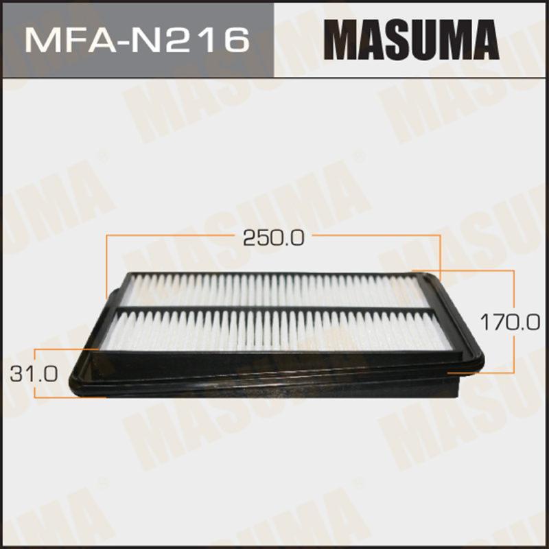 Фільтр повітряний nissan qashqai x-trail 13- mfa-n216 masuma MFAN216 MASUMA